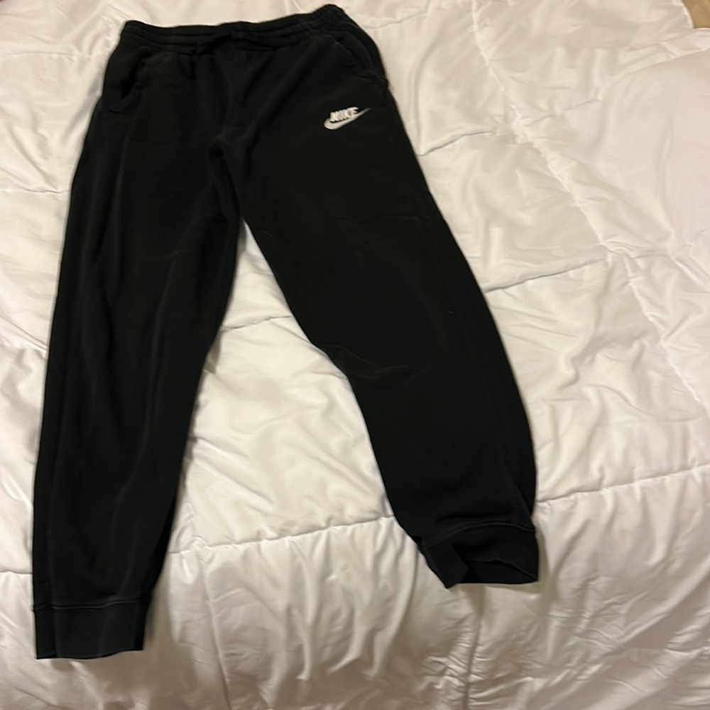 Black Nike joggers